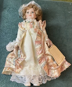 Dynasty Doll Collection Porcelain Doll- with box - Picture 1 of 11