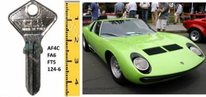 CHIAVE GREZZA AF4C PER ALFAROMEO - AUTOBIANCHI - LAMBORGHINI - FERRARI  EPOCA - Picture 1 of 1