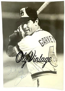 Vintage Steve Garvey #6 San Diego Padres Autographed Photo Los Angeles Dodgers - Picture 1 of 5