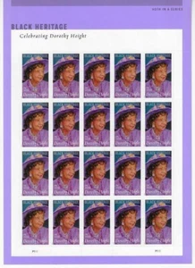 SFSTAMPS US Scott 5171 Black Heritage Dorothy Height Sheet of 20 Stamps MNH 2017 - Picture 1 of 1