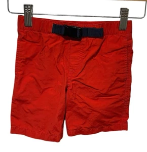 Nautica Boys 4T Buckle Shorts Pull On Elastic Waist Red Summer Resortwear - Picture 1 of 4