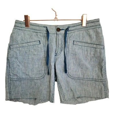 Pantalones cortos The North Face para mujer talla 2 a rayas de lino cortados  Foto 1 de 4