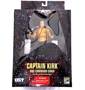 STAR TREK ART ASYLUM/DST - CAPT KIRK AND COMMAND CHAIR - SDCC EXCLUSIVE - NEW - Picture 1 of 11