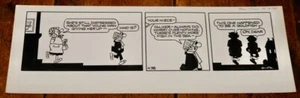 REG SMYTHE ORIGINAL SIGNED PEN & INK ANDY CAPP DAILY MIRROR 1989 STRIP CARTOON 2 - Picture 1 of 4