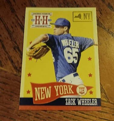 2013 Panini Hometown Heroes State Parallel Zack Wheeler NY #268 SP - Image 1 of 3