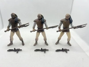 Star Wars POTF Weequay Skiff Guard 1:18 Figure With Weapon Staff Kenner 1996 - Picture 1 of 6