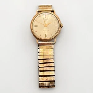 Vintage Elgin Self-Winding Watch Gold Tone Jewel Swiss Works 4848 Waterproof USA - Picture 1 of 13