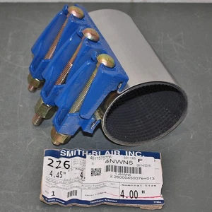 Smith-Blair Repair Clamp 22600045007000, 4" Pipe x 7-1/2", 304SS, Nitrile Seal - Picture 1 of 6