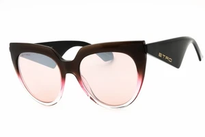 ETRO 0003/S 0SOE 2S Sunglasses Brown Fuchsia Frame Pink Silver Lenses 55mm - Picture 1 of 4