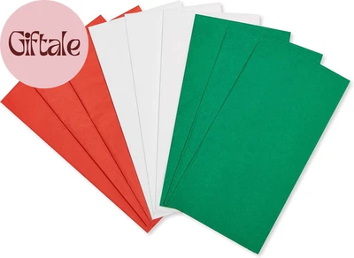 125 Sheets 20 In. X 20 In. Bulk Tissue Paper (Red, Green, White) for Christmas, - Image 1 of 4