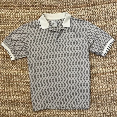 Vintage Knit Woven Polo Shirt Penguin Mens Large Short Sleeve - Image 1 of 4
