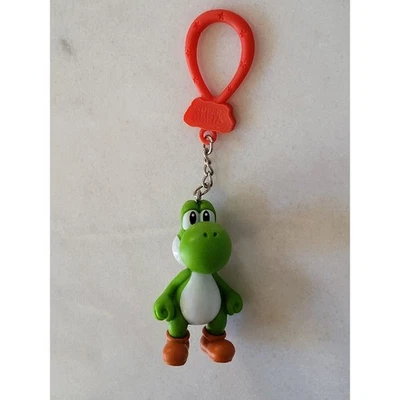Nintendo Super Mario Mochila Amigos 3" Bolsa Clip Yoshi Colgador Foto 1 de 4