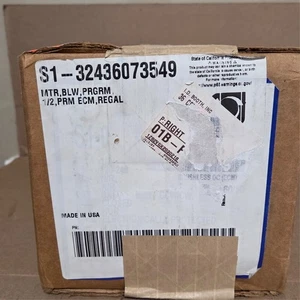 S1-3243607333549 MTR, BLW, PREGRM 1/2 HP ECM NEW, BOX OPENED TO TAKE PHOTOS - Picture 1 of 12
