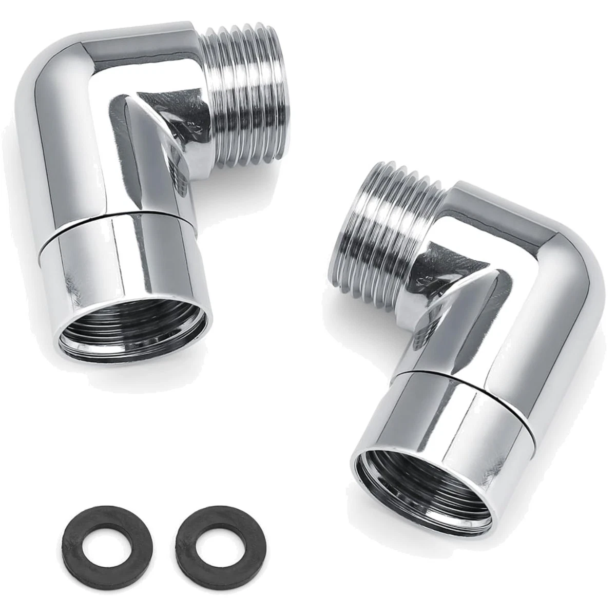 Duschkopf-Winkeladapter Aus Messing – 135° Verstellbar, G1/2" Gewinde Für Flexible Duschmontage
