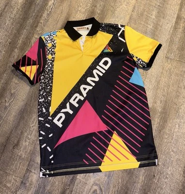 BLACK PYRAMID Mens Size Medium Polo Shirt Multicolor - Image 1 of 4