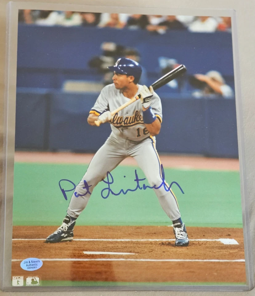 Pat Listach Signed Autographed COA TPA Guaranteed Milwaukee Brewers - Image 1 of 1