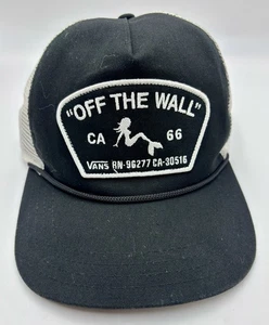Vans Off The Wall Hat Trucker Cap Snapback Hat Mesh Surf Skating SK8 Mermaid - Picture 1 of 5