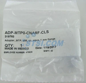 Corning MTP Flange Mount OM3/OM4 Fiber Optic Adapter ADP-MTP0-CNARF-CLS ~STSI - Picture 1 of 3