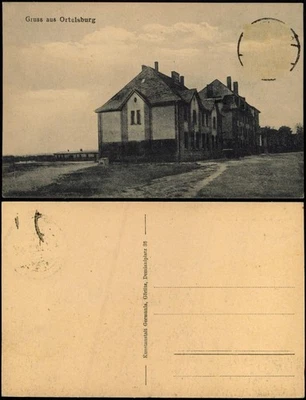 Ortelsburg (Ostpreußen) Szczytno Gruss aus Ortelsburg, Ortsansicht 1910 - Bild 1 von 3