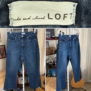 LOFT Blue Denim Curvy Kick Crop Jeans Damengröße 30/10 - Bild 1 von 9