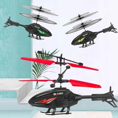 Mini Helicóptero RC Fácil Volar Control Remoto Drone con Giroscopio Niños Adultos Juguete de Regalo - Imagen 1 de 4