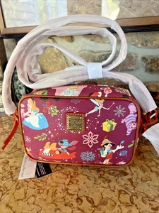 New Disney Parks Classics Christmas Dooney & Bourke Camera Bag Purses Muna NWT - Picture 1 of 17