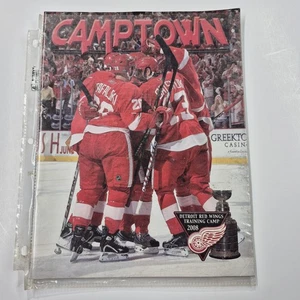 Programa Detroit Red Wings NHL Hockey Entrenamiento Campamento Camptown 2008 Guía de Medios - Imagen 1 de 5