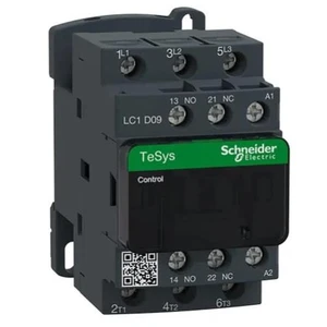 1x LC1D09U7 Schneider TeSys Contactor 240V AC Coil, 3-Pole 9A 4kW 3NO 690V AC - Picture 1 of 1