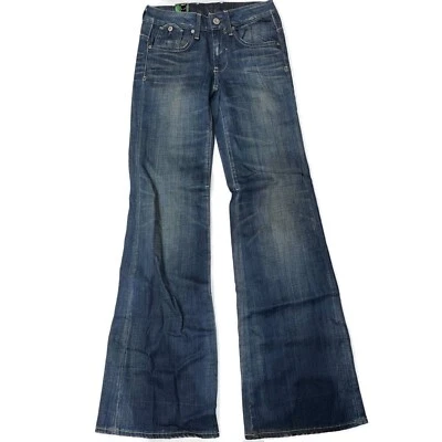 G-STAR Women's Track Wash Blue Corvet Straight Jeans RRP £80