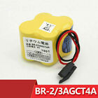 Lot BR-2/3AGCT4A PLC Battery 6V For FANUC A98L-0031-0025 CNC Mahine + Black Plug