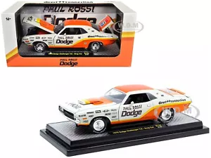 1970 DODGE CHALLENGER T/A DRAG CAR "PAUL ROSSI" 1/24 DIECAST BY M2 40300-132 A - Picture 1 of 3