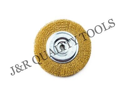 6  Wire Wheel Brush Fits Bench Grinders With 1/2   Arbor Rust Removal  • 8.95$