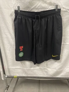 COMO NUEVO NIKE CELTIC 2009-10 PANTALONES CORTOS NEGROS A JUEGO TALLA EE. UU. X-GRANDE - Imagen 1 de 10