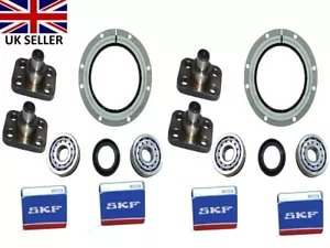 X2 SUZUKI JIMNY KING PINS SWIVEL BEARING STEERING REPAIR KIT HUB SEAL 4 SKF - Picture 1 of 9