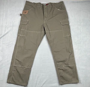Wrangler Pants Mens 36x36 Ranger Carpenter Cargo Riggs Rip Stop Jeans NWT - Picture 1 of 10