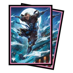 Ultra Pro 100 MTG Standard Card Sleeves Kaito Shizuki Kamigawa Neon - Picture 1 of 2