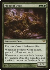 Predator Ooze Dark Ascension HEAVILY PLD Green Rare MAGIC MTG CARD ABUGames
