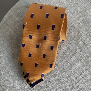 THE SPLASH COLLEGIATE TIE IN ROCKY TOP ORANGE BY SOUTHERN TIDE Beer Pong - Picture 1 of 3