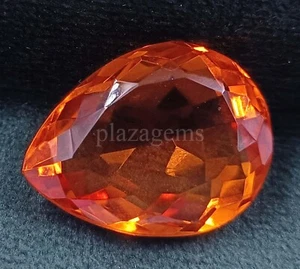 Natürlicher gelber Citrin in Birnenform EGL zertifiziert 27,80 ct loser Edelstein 5AOD - Bild 1 von 11