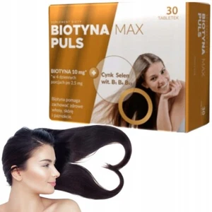 BIOTIN MIT ZINK, SELEN, PULS  Für gesundes und starkes Haar 30 TABLETTEN - Bild 1 von 4