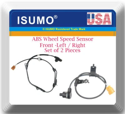 2 ABS Wheel Speed Sensor Front Left & Right For Acura CL TL Honda Accord 98-2002 - Image 1 of 4