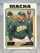 2005 Topps Ken Macha #287 Oakland Athletics Baseball Card