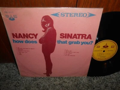 NANCY SINATRA HOW DOES THAT GRAB YOU RARE IMPORT VINTAGE VINYL RECORD ALBUM LP - Image 1 of 3