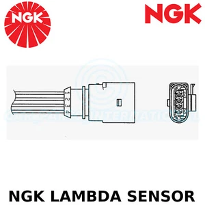Ngk Sonda Lambda (Ossigeno O2) - 4 Cavo - Stk Nessun: 90059, Parte OZA510-V16 - Foto 1 di 1