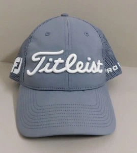 Titleist Prov1 Footjoy FJ Golf Hat w Adjustable Strap Gray Great Condition - Picture 1 of 12