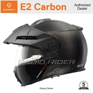 NEW Schuberth E2 Carbon Motorcycle Flip-Up Helmet | Glossy Carbon M | Free Ship - Picture 1 of 4