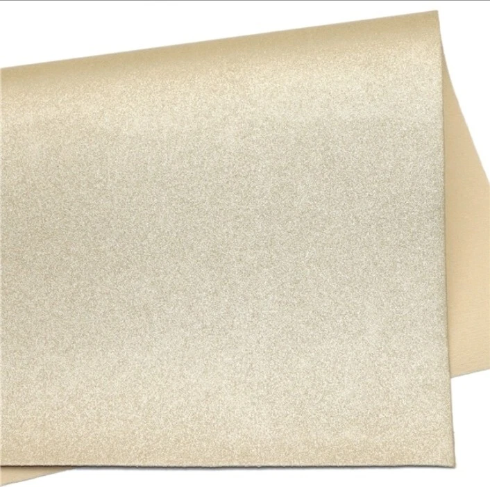 香槟 米色 珍珠珠光 仿皮 卷 12 英寸 x 55 — 第 1/1 张图片