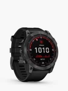Garmin Fenix 7x Solar 51mm Multisport Smartwatch, Slate Grey - Picture 1 of 7