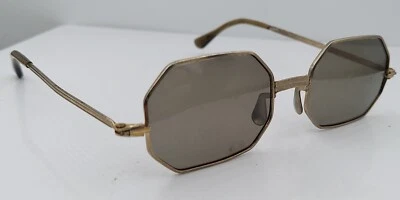 Винтажные солнцезащитные очки Foster Grant FF77 золотистые геометрические металлические ТОЛЬКО ОПРАВЫ США - Изображение 1 из 4