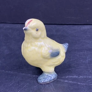 Vintage Painted Baby Chick Easter Chicken Yellow  Chicken Figure Decor - Picture 1 of 8